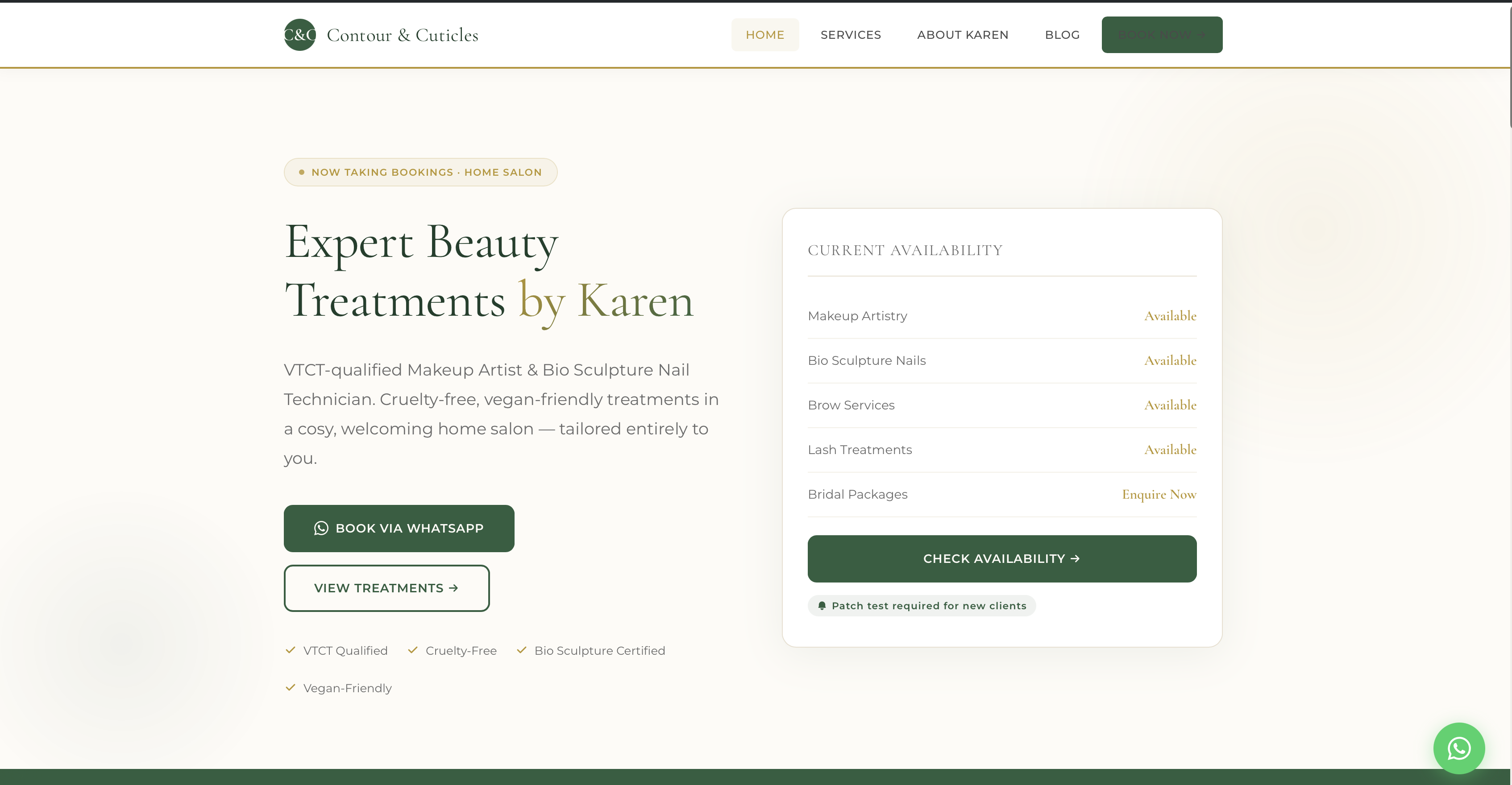 Contour & Cuticles — Beauty Salon