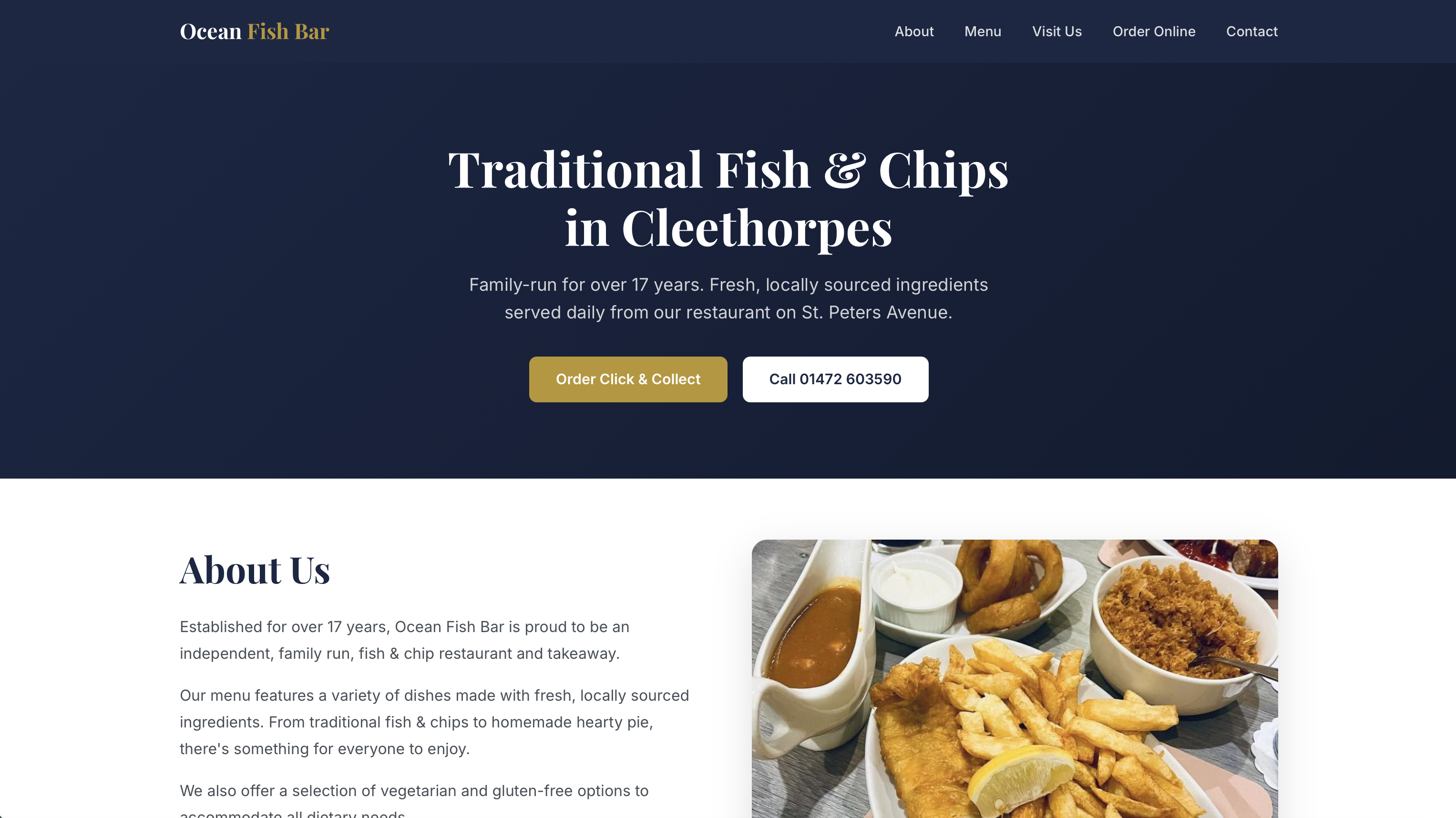Ocean Fish Bar & Restaurant — Cleethorpes