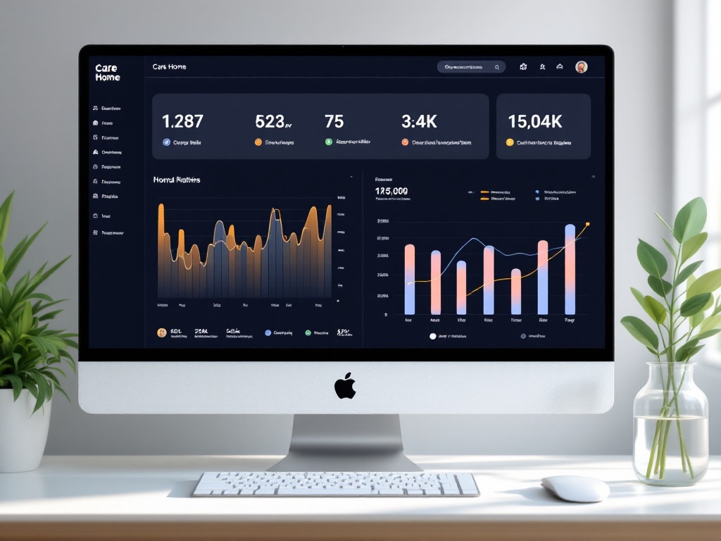 Professional care home website features