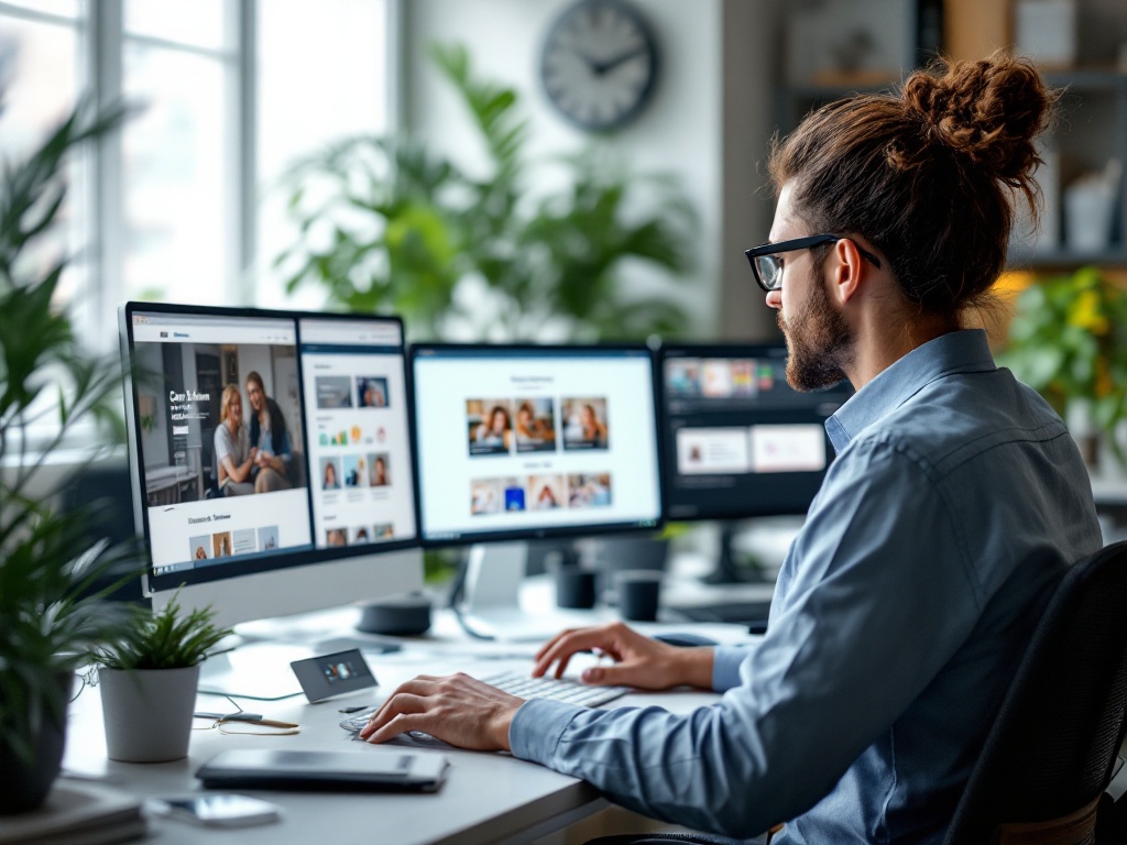 Care home online communication platforms