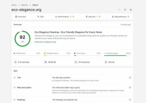 Improved SEO Score - 92/100