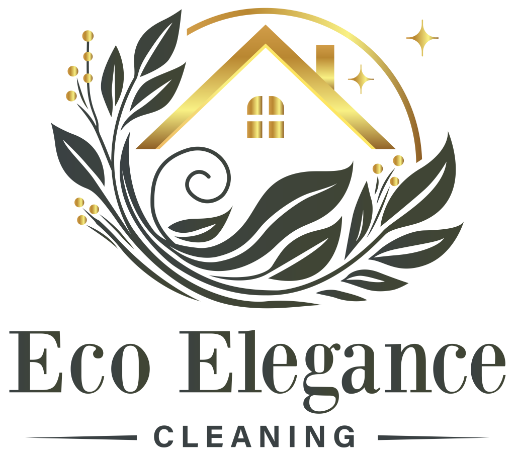 Eco elegance cleaning logo for portfolio and testimonial